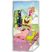 Okrycia kąpielowe dla dzieci - Ręcznik kąpielowy Sponge Bob and Friends, 70 x 140 cm - miniaturka - grafika 1
