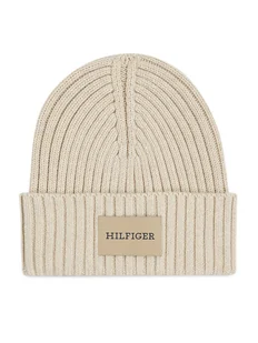 Tommy Hilfiger Czapka AM0AM12752 Beżowy - Czapki męskie - miniaturka - grafika 1