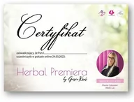 Pozostałe akcesoria kosmetyczne - Certyfikat ze szkolenia online Herbal Premiera by Małgorzata Kruś wersja Drukowana - miniaturka - grafika 1