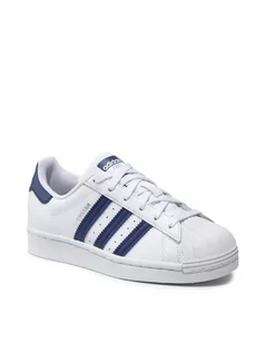 Buty dla dziewczynek - Adidas Buty Superstar J GZ9096 Biały - grafika 1