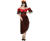 Stroje karnawałowe - Zestaw dla dorosłych Hiszpanka (nakrycie głowy, sukienka), rozm. S - miniaturka - grafika 1