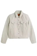 Kurtki damskie - Kurtka damska Levi's jeansowa kurtka szara-XS - miniaturka - grafika 1
