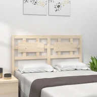 Inne meble do sypialni - vidaXL Wezgłowie łóżka, 140,5x4x100 cm, lite drewno sosnowe - miniaturka - grafika 1