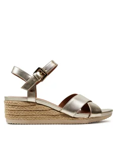 Geox Espadryle D Ischia Corda D02HHC 000CF C2012 Złoty - Espadryle damskie - miniaturka - grafika 1