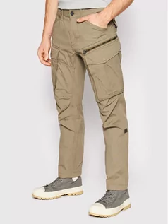 Spodnie męskie - G-Star Raw Spodnie materiałowe Rovic D02190-C951-C631 Zielony Regular Fit - grafika 1