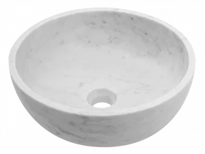 ALANAD AD APO 38cm biała Kamienna umywalka nablatowa APO 38cm biała - Umywalki - miniaturka - grafika 1