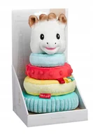 Układanki dla dzieci - Żyrafa Sophie Miękka Piramida 010350 - miniaturka - grafika 1