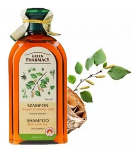 Green Pharmacy, Szampon Przeciwłupieżowy Brzozowy Cynk + Dziegieć, 350 ml - Szampony do włosów - miniaturka - grafika 1