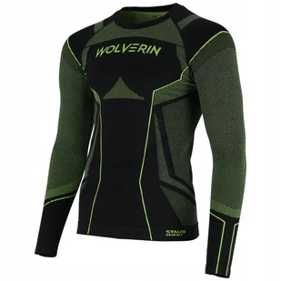 BIELIZNA TERMOAKTYWNA KOSZULKA MĘSKA WOLVERIN CZARNY 2XL/3XLSTALCO PERFECT - Pozostała odzież narciarska - miniaturka - grafika 1