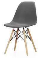 Krzesła - Krzesło skandynawskie IMPERIA DARK GREY - miniaturka - grafika 1