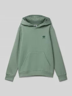 Bluza z kapturem z wyhaftowanym logo - Bluzy dla chłopców - miniaturka - grafika 1