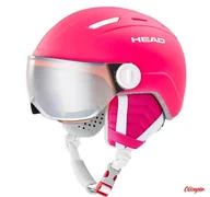 Kaski narciarskie - Kask narciarski Head MAJA VISOR PINK 2022/2023 - miniaturka - grafika 1