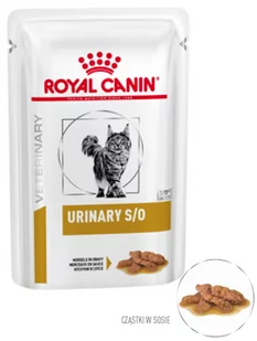 Royal Canin Urinary S/O 12x85g cząstki w sosie - Mokra karma dla kotów - miniaturka - grafika 1