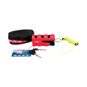 Akcesoria motocyklowe - Blokada tarczy hamulcowej ABUS Granit 77 Sledge Żółty - miniaturka - grafika 1