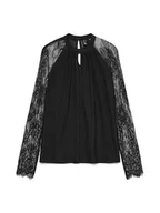 Bluzki damskie - Vero Moda Bluzka w kolorze czarnym - miniaturka - grafika 1