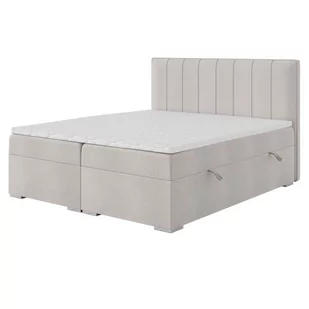 Łóżko kontynentalne z pojemnikiem i topperem RALLY | 200x200 | Kolor do wyboru - Łóżka - miniaturka - grafika 1