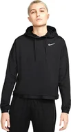 Bluzy damskie - Bluza damska Nike Therma-Fit Pacer Hoodie czarna DD6440 010-L - miniaturka - grafika 1