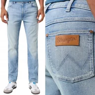 Spodnie męskie - Wrangler LARSTON SLIM Palamino EPIC SOFT SPODNIE JEANSOWE NA LATO W33 L34 - miniaturka - grafika 1
