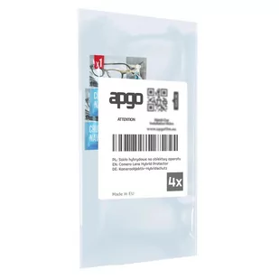 4x Szkło hybrydowe na aparat obiektyw kamerę 9H do Nokia C21 Plus - apgo hybrid Camera Lens Protector - Pozostałe akcesoria do telefonów - miniaturka - grafika 1