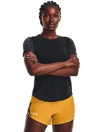 Koszulki sportowe damskie - Under Armour Koszulka w kolorze czarnym do biegania - miniaturka - grafika 1