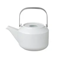 Zaparzacze i kawiarki - Kinto Leaves to Tea Dzbanek ze stalowym zaparzaczem do herbaty Biały 600 ml - miniaturka - grafika 1
