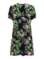 Sukienki - ONLY Onlnova Life S/S Thea Dress Aop Ptm sukienka letnia Kobiety, Black/Aop:436 Pure Tropical, S - miniaturka - grafika 1