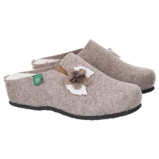 Pantofle damskie Dr Brinkmann 330036-08 BEIGE 41 - Kapcie damskie - miniaturka - grafika 1