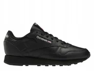 Buty sportowe damskie - Buty damskie Reebok Classic sneakers czarne skóra 100008497 38 - miniaturka - grafika 1