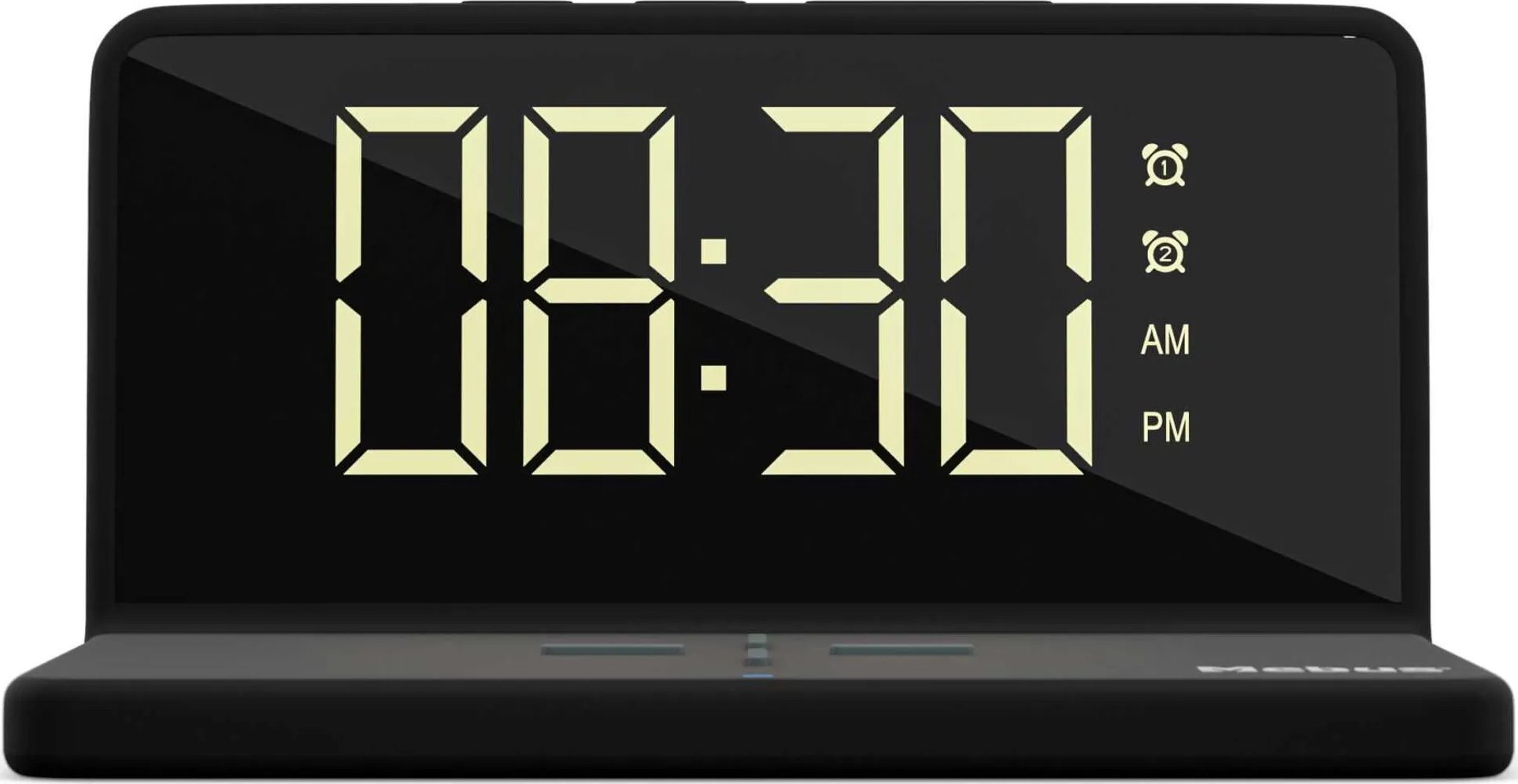 Zegarek Mebus Mebus 25622 Digital Alarm Clock with wireless Charger