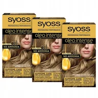 Farby do włosów i szampony koloryzujące - Syoss Oleo Intense Farba 7-10 Naturalny Blond x 3 szt - miniaturka - grafika 1