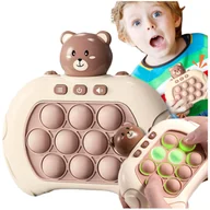 Zabawki interaktywne dla dzieci - POP IT GRA ZRĘCZNOŚCIOWA POPIT NIEDŹWIADEK ANTYSTRESOWA ELEKTRONICZNE - miniaturka - grafika 1