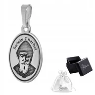 Wisiorki - Medalik srebrny pr.925 Wisiorek Zawieszka Święty Charbel - miniaturka - grafika 1