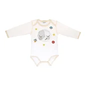 Body dla niemowląt - Body ze spodniami - kosmos z księżycem - miniaturka - grafika 1