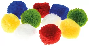 Brewis Pompony 40 mm POM06 puszyste mix kolorów - Dekoratorstwo - miniaturka - grafika 2