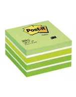 Notesy i bloczki - 3M POST-IT POST-IT Kostka samop POST-IT 2028-G 76x76mm 1x450 kart. zielona - miniaturka - grafika 1