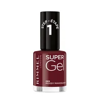 Lakiery do paznokci - Rimmel Żellakier do paznokci Super Gel 12 ml Cień 069 Moody Mahaogany) - miniaturka - grafika 1