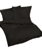 Pościel - Poszwa 200X220 Czarna 27 Jednobarwna Sztukowana - miniaturka - grafika 1