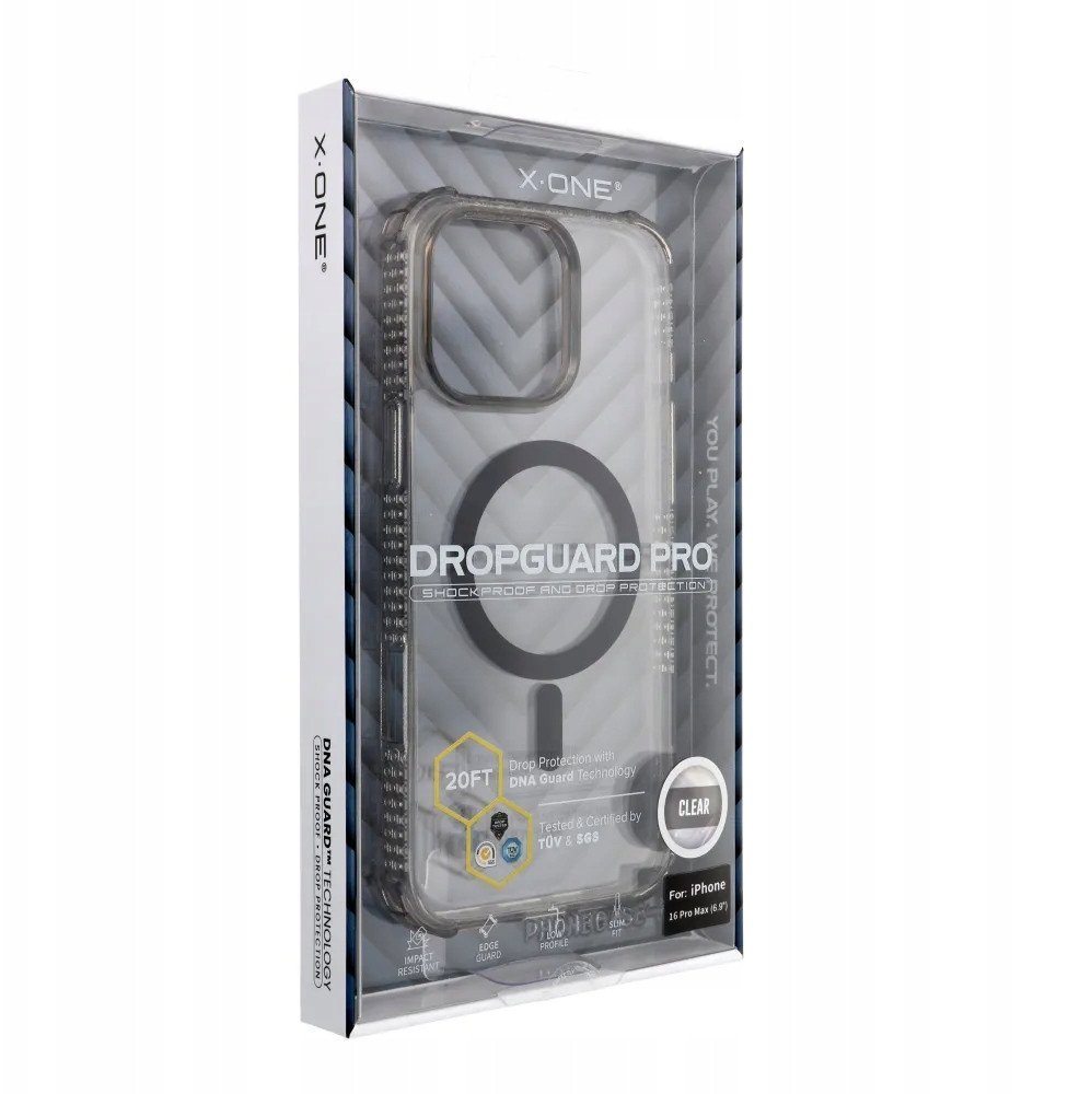 Futerał X-ONE Dropguard Magnetic Case Pro kompatybilny z MagSafe - do Apple iPhone 16 Pro Max czarny