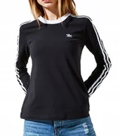 Bluzki damskie - Adidas Originals longsleeve damski 3 Str Ls Xxxs - miniaturka - grafika 1