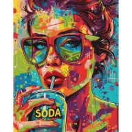 Malowanie po numerach - Ideyka Malowanie po numerach - Dziewczyna z lemoniadą - miniaturka - grafika 1