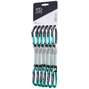 Zestaw ekspresów Climbing Technology Lime B set NY pack of 6 Kolor: jasnoniebieski - Sprzęt wspinaczkowy - miniaturka - grafika 1