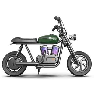 Motocykl elektryczny dla dzieci HYPER GOGO Pioneer 12 Plus, 21,9 V 5,2 Ah 160 W, opony 12'x3', 12 km - zielony - Motocykle - miniaturka - grafika 1
