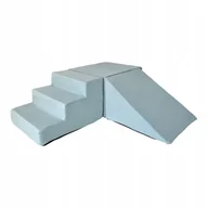 Suche baseny - Piankowy 3 elementowy plac zabaw MONIO- brudna mięta - miniaturka - grafika 1