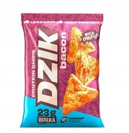 Chipsy - WK DZIK Chipsy proteinowe BEKONOWE sojowe 23g Białka - miniaturka - grafika 1