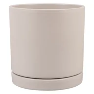 Donice - Doniczka z podstawką ceramiczna Vienna 23 cm kaszmirowa Ceramik - miniaturka - grafika 1