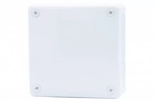Puszka hermetyczna H55-L 118x118x46 IP55 12-wylotowa biała - Klawisze i ramki - miniaturka - grafika 1