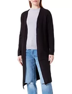 Kurtki damskie - Blue Seven Damska kurtka z dzianiny, czarna, 40 - miniaturka - grafika 1