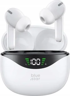 Słuchawki Blue Star Blue Star słuchawki bezprzewodowe stereo TWS T60 białe - Ładowarki samochodowe - miniaturka - grafika 1