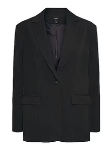 VERO MODA blezer damski longline, Schwarz, L - Marynarki i żakiety damskie - miniaturka - grafika 1