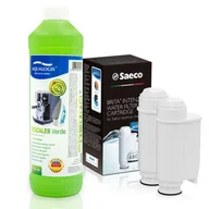 Akcesoria i części do ekspresów do kawy - Zestaw Do Saeco Philips, Intenza+ 2szt, Odkamieniacz Verde 750ml - miniaturka - grafika 1